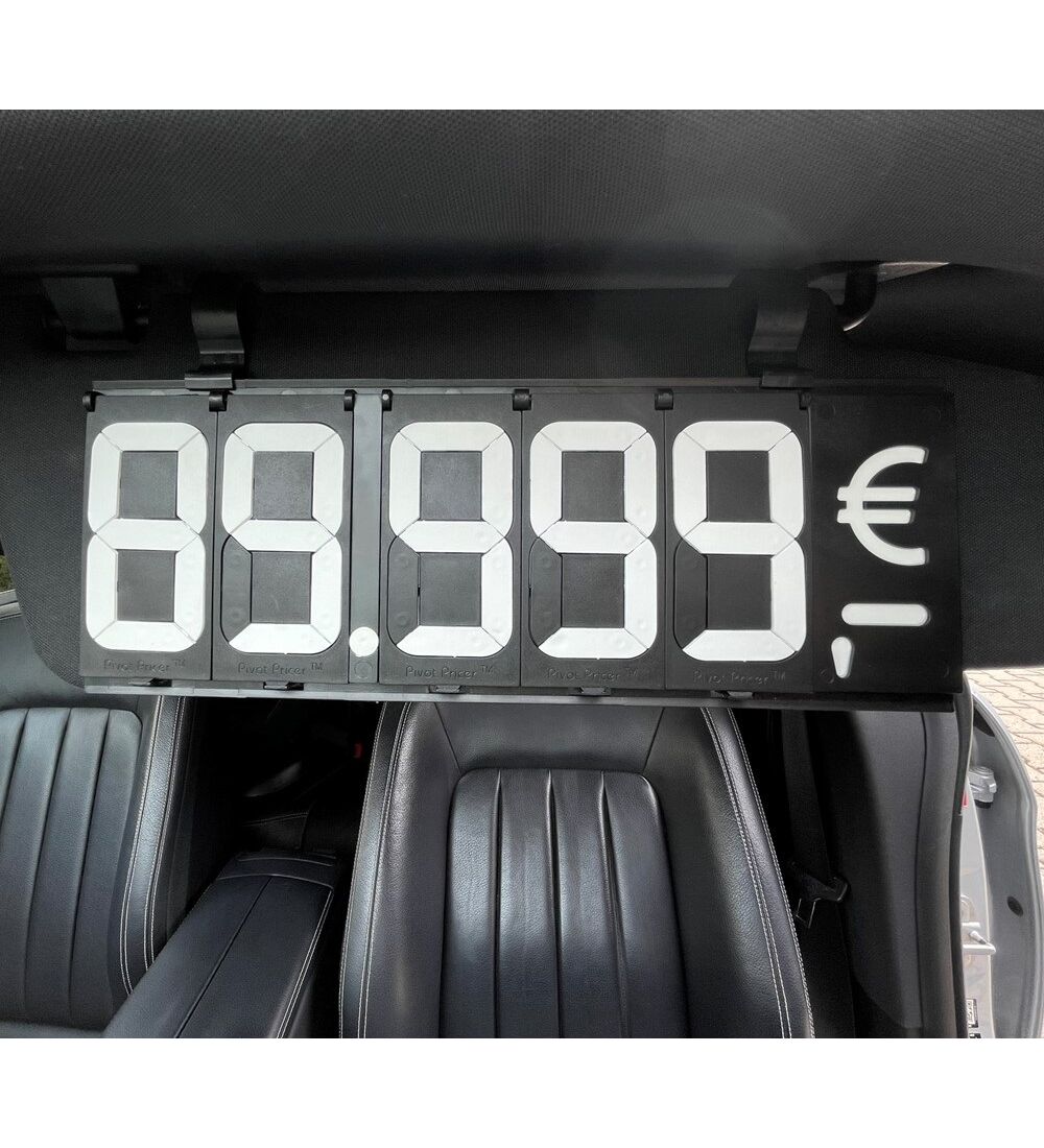  Pivot Pricer tiquette de prix avec 5 chiffres et symbole Euro  Image 2