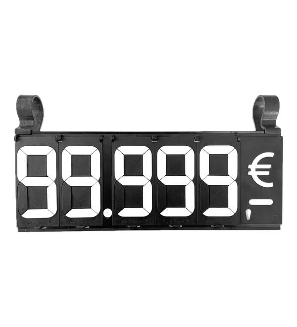  Pivot Pricer tiquette de prix avec 5 chiffres et symbole Euro 
